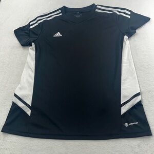 Adidas 16/18‎ Youth Black White Athletic Shirt